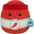 thumbnail image 2 of Squishmallows Official Kellytoys Plush 12 Inch Illia the Sriracha Hot Sauce Food Squad Ultimate Soft Stuffed Toy with Red Knit Cap, 2 of 7