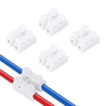thumbnail image 4 of Injueey 26 unidades, 100W, 2 pines, bloques de terminales de cable de resorte, conectores rápidos aislantes de plástico reutilizables portátiles, Electrónica miscelánea, 4 of 6