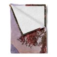 thumbnail image 2 of Mountain Soft Flannel Fleece Blanket, Autumn Scenery of Hill Mountain and Lake Kawaguchi Fall Leafy Trees Photo in Dusk, Cozy Plush for Indoor and Outdoor Use, 60" x 80", Multicolor, by Ambesonne, 2 of 5
