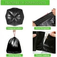 thumbnail image 5 of 13 Gallon Trash Bags Heavy Duty - (120 Pack) - 24”x 33”- Black Garbage Can Liners for Kitchen, Lawn and Leaf, Outdoor, Storage, 5 of 7