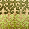 thumbnail image 3 of The HomeCentric Chair Cushion Cover, Green Pack of 2, 12x12 inch (30x30 cm) Cushion Cover, Velvet Applique Throw Pillow Cover For Sofa, Abstract Pattern Contemporary Style Easter - Evergreen, 3 of 3