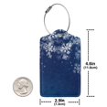thumbnail image 4 of Fuzoiu Christmas Blue Print Premium Leather Luggage Tag,Travel Accessory,Luggage Tag for Suitcase Baggage Handbag Travel Bag,Name Card & Privacy Cover-2 PCS, 4 of 5