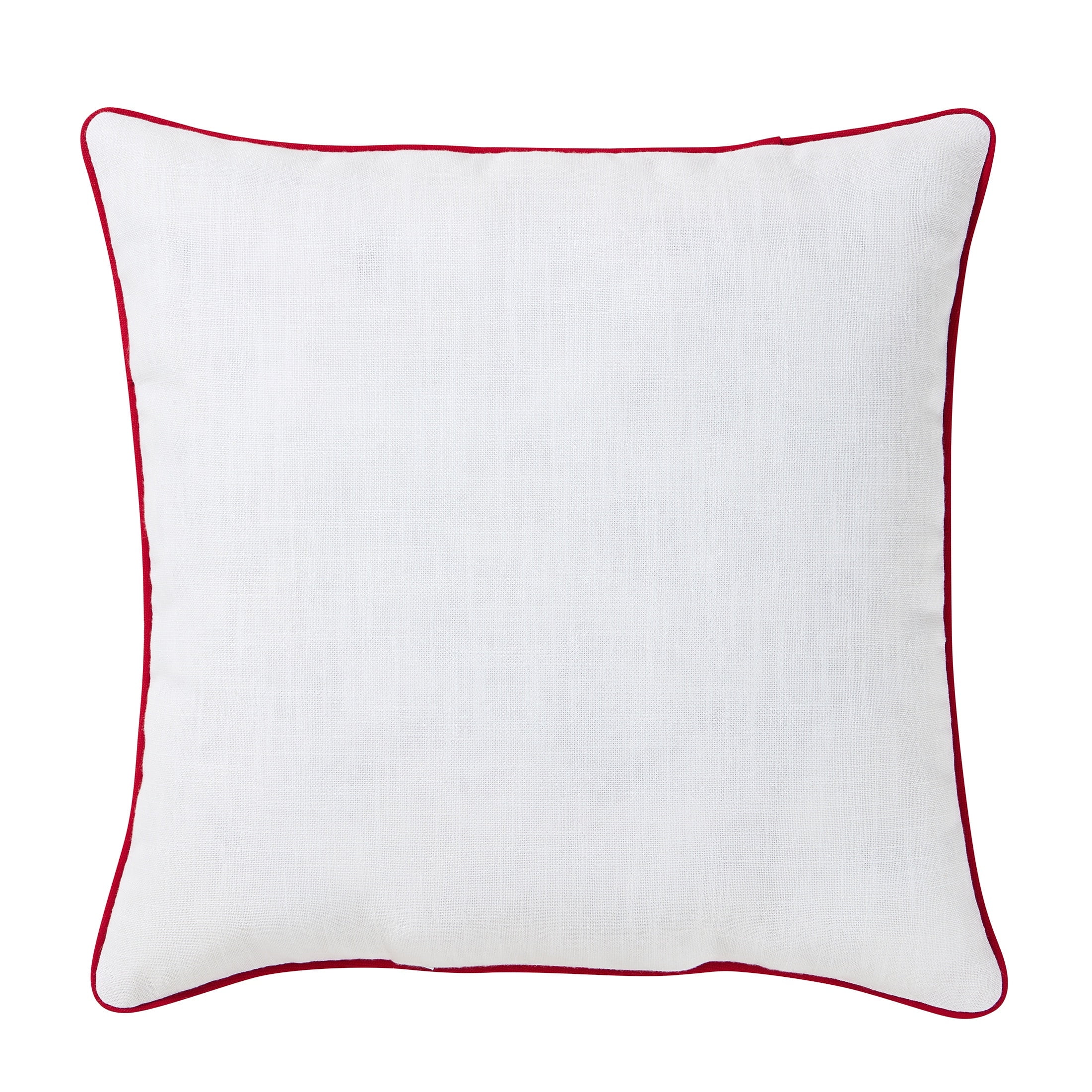 Hallmark 18" x 18" Multicolor Heart Cotton Slub Decorative Pillow