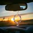thumbnail image 4 of Tgbvmt Hand String Violet Car Pendant for Rearview Mirror Stylish Decoration with Unique Weaving Device for Enhancing Your Car’s Interior Aesthetic with Chic and Elegant Style, 4 of 6