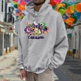 thumbnail image 2 of JHLZHS Men's Hooded Sweatshirt Zip Male Carnival Printed Hoodie Casual Long Sleeved Hoodie Hooded Sweatshirt Men Tall Usa Sweatshirt, 2 of 5