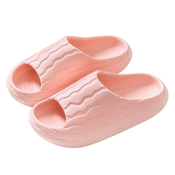 Clearance JeashCHAT Sandals for Women, Slide Sandals Women Men Home Couple Non-Slip Thick Sole Shoes Indoor Outside Soft Soled Slippers (Pink)
