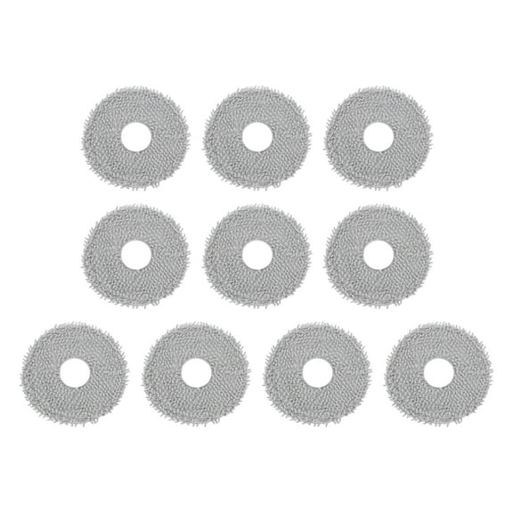 10Pcs Replacement Mop Pads Cotton Fiber Pad Washable for X1 T20 T10 X2 T20 Max Robot Vacuum Cleaner