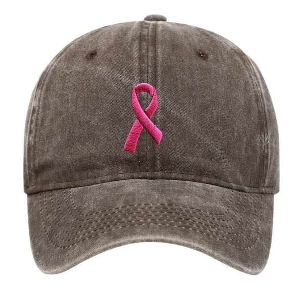 Baseball Cap Breast Cancer Hats for Women Embroidered Adjustable Breast Cancer Awareness Hat Breast Cancer Gifts for Woman Hat