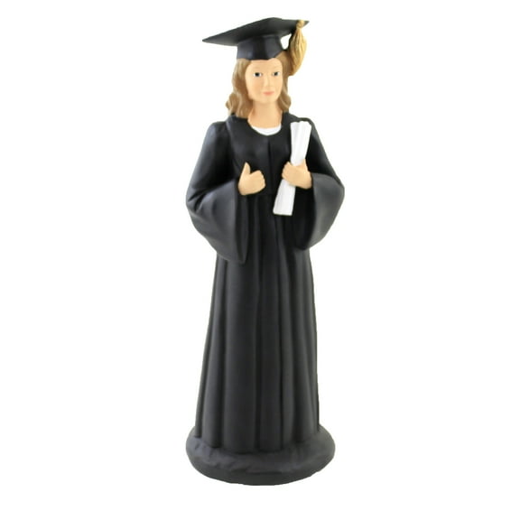 Figurine Graduate Female Polyresin Diploma School College 17189