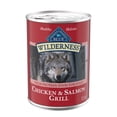 thumbnail image 3 of (12 pack) Blue Buffalo Wilderness Adult Wet Dog Food, Grain Free Salmon & Chicken, 12.5oz. Can, 3 of 11