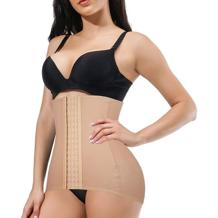 

Nebility Postpartum Waist Trainer Belly Band C-Section Recovery Postnatal Shapewear(Beige Medium)