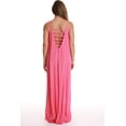 thumbnail image 3 of Riviera Sun Rasta Maxi Dresses for Women (Fuchsia, 1X), 3 of 3