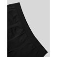 thumbnail image 4 of 5 Piezas Bragas Cortas Plus Size Negro, Cómodas y Transpirables, 4 of 7