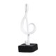 thumbnail image 1 of de Nota de Música Nórdica, Estatua Artesanal, Símbolo Musical, Escultura Decorativa para Escritorio, Hogar, Decoración de Armario de TV Colecci Blanco BLESIY nota estatua, 1 of 8