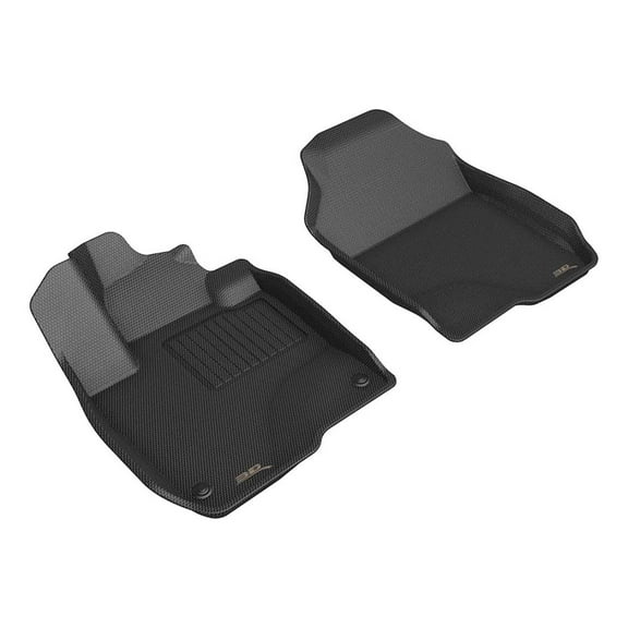 3D MAXpider Custom Fit KAGU Floor Mat (BLACK) Compatible with HONDA HR-V 2022-2025 - Front Row