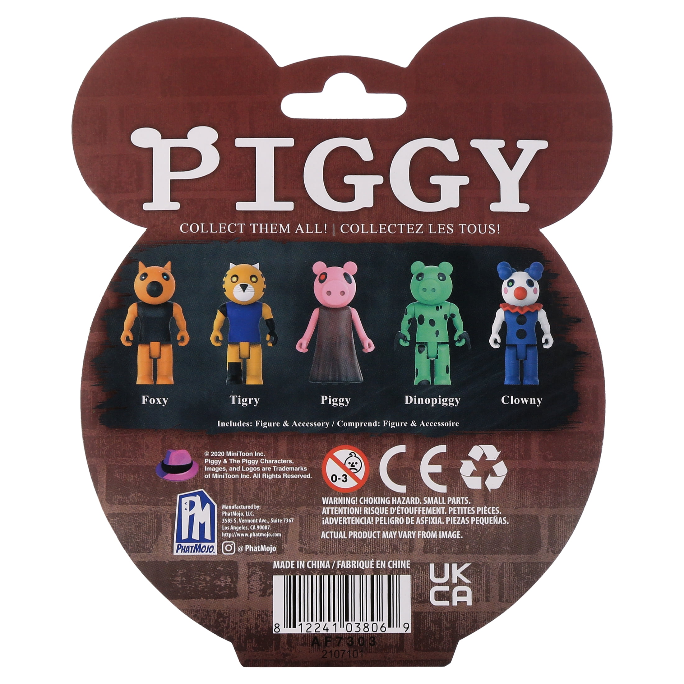 Roblox PIGGY MINI FIGURES Series 1 Gold Piggy Robby Clowny