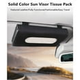 thumbnail image 6 of JEYODA Car Tissue Holder, Sun Visor Mask Holder for Car, Mask Dispenser for Car, Premium Leather Napkin Holder for Car Backseat, Car Must Haves Interior Accessories, 6 of 7