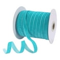 thumbnail image 2 of Blue Velvet Ribbon 50 Yards Blue Velvet Fabric Vintage Thin Velvet Ribbon for Choker Gift Wrapping Hair Bows Flower Bouquet Wedding Christmas Decorations, 2 of 2