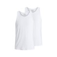 thumbnail image 1 of Jack & Jones Camiseta de tirantes para Hombre, Pack de 2 - JACBASIC TANKTOP, liso, algodón Blanco S (Small), 1 of 4