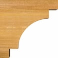 thumbnail image 3 of 4"W x 12"H x 12"L Mediterranean Rough Sawn Rafter Tail, Western Red Cedar, 3 of 4
