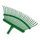 thumbnail image 3 of Cabezal de hojas a mano Jardín Rake Limpieza de escombros de escombros de hierba Reemplazo de herramientas de mano portátil para el patio trasero de, 3 of 9