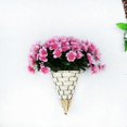 thumbnail image 4 of Maceta colgante de pared de ratán natural, cesta de flores de metal, cestas colgantes para plantas, decoración de pared para el hogar y el jardín., 4 of 4
