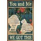 thumbnail image 1 of You and Me We Got This Cat Poster Metal Tin Sign Vintage Chic Metal Poster Wall Decor Retro Bar Wall Art Metal Signage 8x12 Inch, 1 of 4