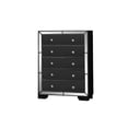 thumbnail image 3 of Madison Queen 5 Pc Upholstery Bedroom set Made with Wood in Black, 3 of 15