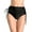 Black, variant on BeautyIn Women's Drawstring Swim Skirt Swimsuit High WaistBikini Bottom