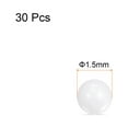 thumbnail image 2 of Unique Bargains 1.5mm Diamètre G10 Zircone Billes en Céramique ZrO2 Boule pour Roulements, Blanc 30 Pack, 2 of 5