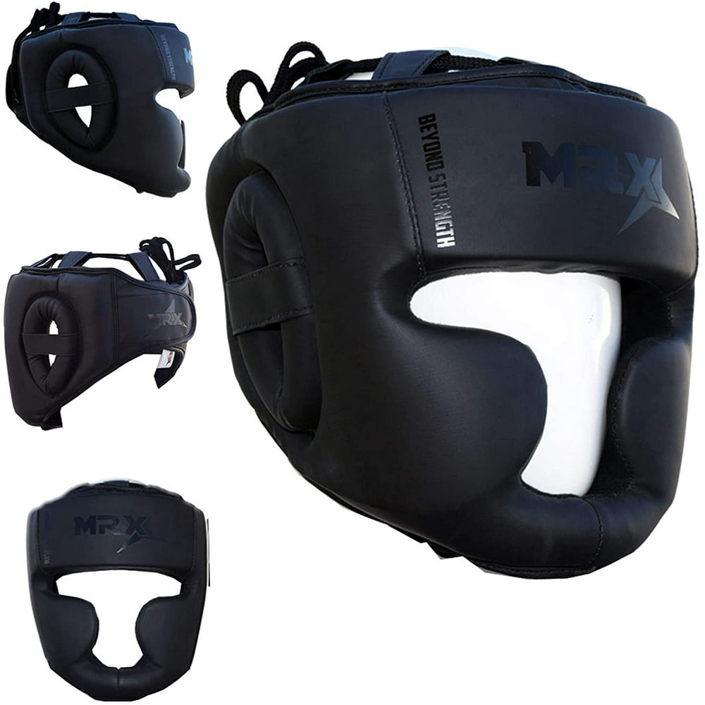 MRX Professional MMA Men Training Head Guard Judo Sparring Headgear