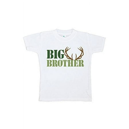 

7 ate 9 Apparel Boy s Hunting Big Brother T-Shirt White