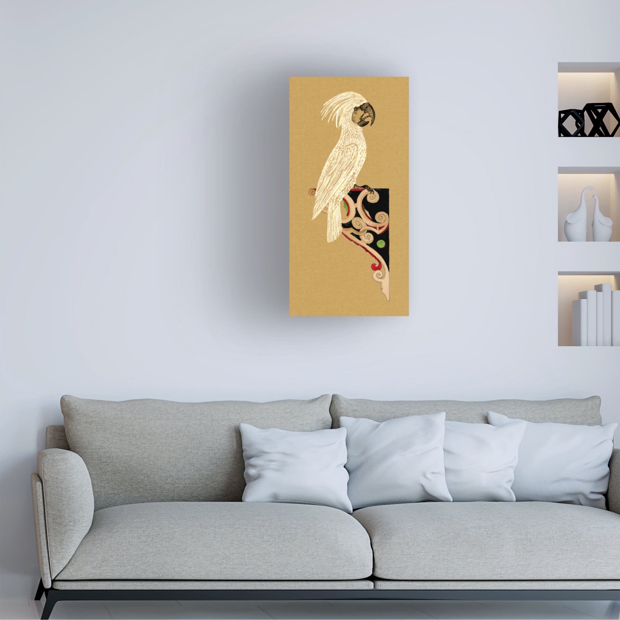 Melissa Wang 'Bird Impression I' Canvas Art