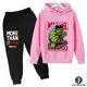 thumbnail image 3 of Sudadera con capucha de Hulk para niños, chándal para niño y niña, conjunto de ropa de sudadera para primavera, otoño e invierno, pantalones con capucha de superhéroes de Marvel, traje para niños, 3 of 5