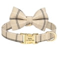 thumbnail image 4 of Didog Personalized Dog Collar Cute Bow Tie Custom Pet Name Engraved Metal Buckle 2XS-S, 4 of 6