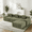 Green, variant on DELMANGO 119'' Cloud Sectional Sofa, Boneless Sofa with Chaise, Flexible Module Combination for Living Room, No Assembly, Grey