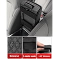 thumbnail image 4 of KBH Center Console Cover for Subaru Crosstrek/Impreza Accessories 2024 2025 2026, Car Arm Rest Box Lid Protector Pad, Black Leather Interior Trim, 4 of 8
