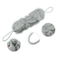 thumbnail image 3 of Unique Bargains 1 Pc Bath Shower Loofah Sponge Body Puffs for Bathroom Shower 11.42"x4.72"x2.36" Gray, 3 of 6