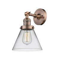 Innovations Lighting - Cone - 1 Light Wall Sconce In Industrial Style-10.5