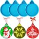 thumbnail image 2 of Juego de 6 resina decoración navideña molde de resina de silicona molde de resina navideña bola de Navidad decoración del árbol de Navidad molde de resina epoxi, 2 of 4
