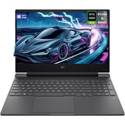 HP Victus Gaming Laptop, AMD Ryzen 5 8645HS, 64 GB DDR5 RAM, 2 TB PCIe SSD, 15.6" FHD (1920x1080) 144Hz Display, Nvidia G-Force RTX 4050, Backlit Numeric Keyboard, W11 Pro, Mica Silver