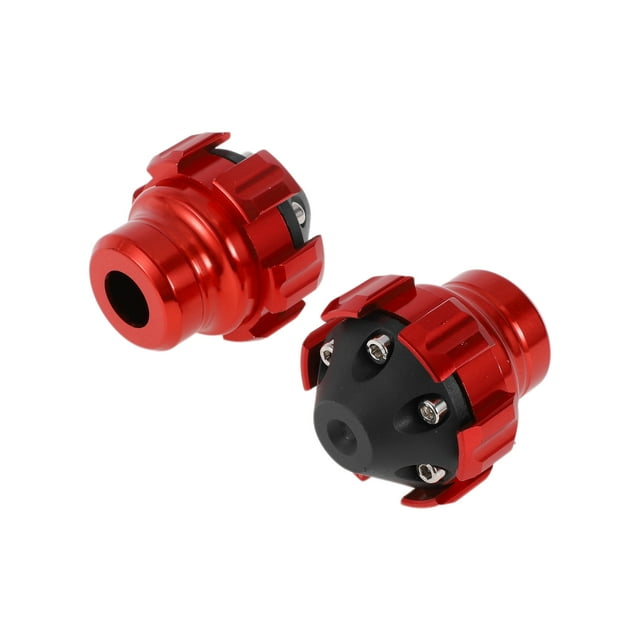 15.6mm Motorcycle Slider Frame Aluminum Alloy Wheel Fairing Protection Crash Pad Protector Guard 54mm 57mm Red 2 Pcs