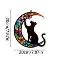 thumbnail image 2 of Cat Themed Sunlight Catcher Stained Glass Light Catcher For Lovers Window, 2 of 2