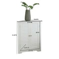 thumbnail image 3 of Room Designs Bathroom Corner Cabinet White Transitional Triangle, 3 of 9