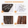 thumbnail image 4 of 28 piezas de accesorios para rastas, trenzas en espiral, joyas para el cabello, anillos para el cabello, puños, dijes para el cabello, 4 of 7