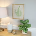 thumbnail image 2 of Northlight Framed Fern Leaf Print on Burlap Wall Art - 16" - Beige, 2 of 7
