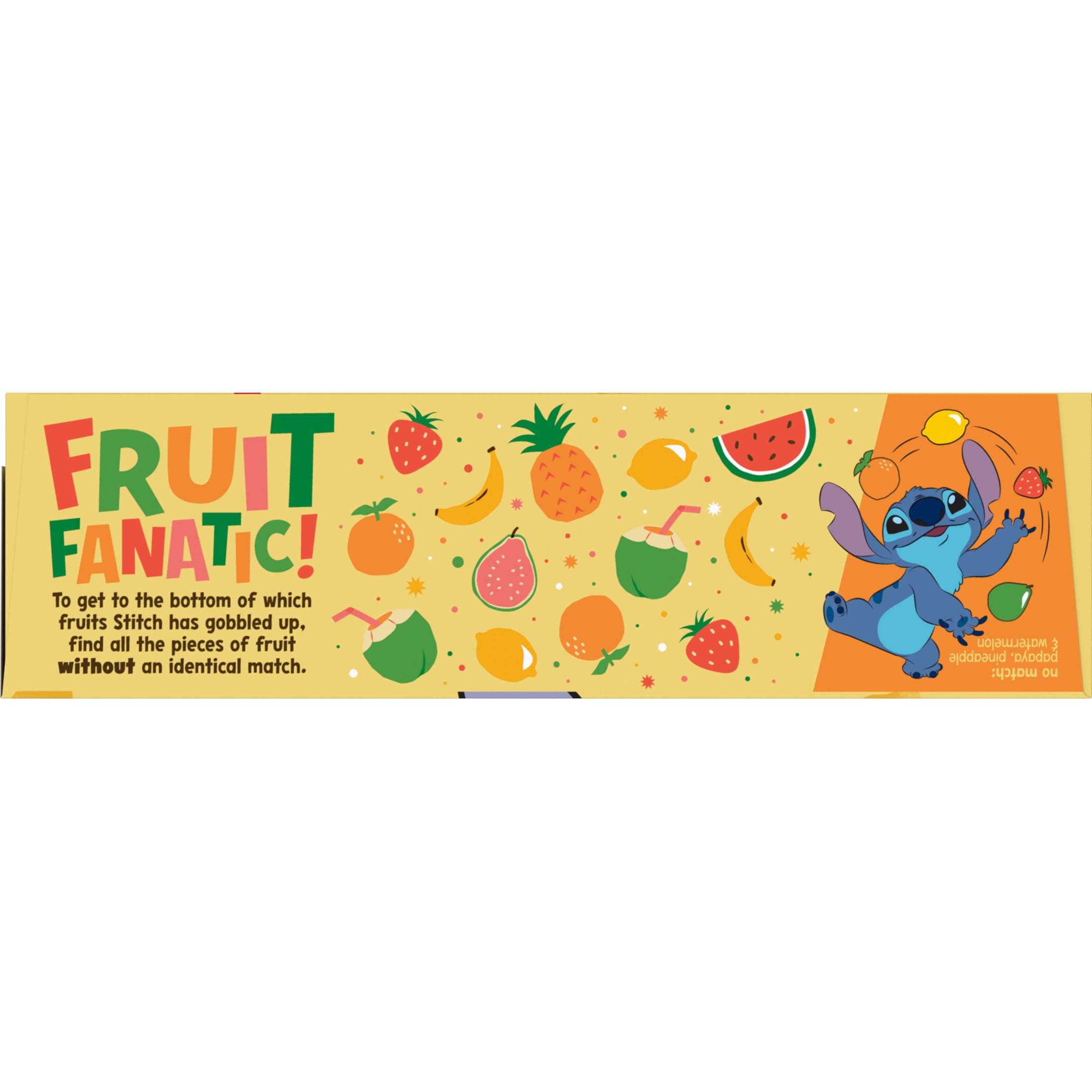 (8 pack) Disney Stitch Fruit Flavored Snacks, Fat Free and Gluten Free Snack, 8 oz, 10 Pouches