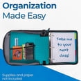thumbnail image 4 of Case-it The Universal Zipper Binder - 2 Inch O-Rings - Padded Pocket That Holds up to 13 Inch Laptop/Tablet - Multiple Pockets - 400 Page Capacity - Comes with Shoulder Strap - Spearmint LT-007, 4 of 8