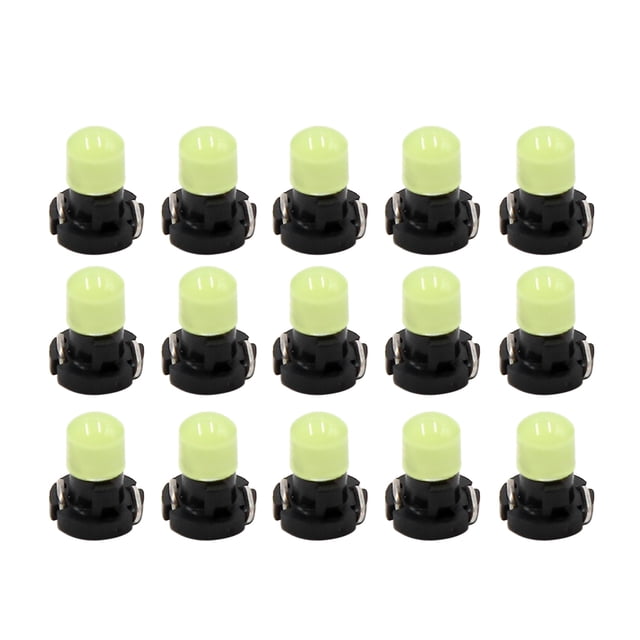 Unique Bargains 15pcs 12V Ice Blue T3 Car Wedge LED Dash Gauge Instrument Panel Light Interior