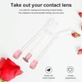 thumbnail image 4 of Lens Remover Reusable Colored Silicone Insertion Tool with Storage Case Small Applicator Suction Stick Daily Accessories Pink, 4 of 9